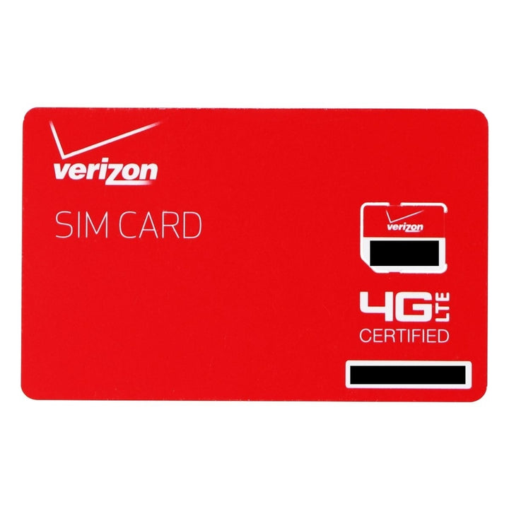 Verizon Wireless 4G LTE Micro SIM Card (BULKSIM3FF-D) for Verizon Smartphones Image 1