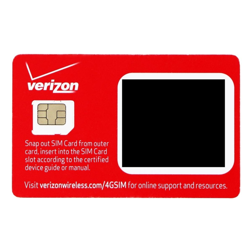 Verizon Wireless 4G LTE Micro SIM Card (BULKSIM3FF-D) for Verizon Smartphones Image 2
