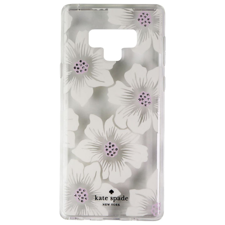 Kate Spade Hardshell Case for Samsung Galaxy Note9 - Clear/Hollyhock Floral/Gems Image 2