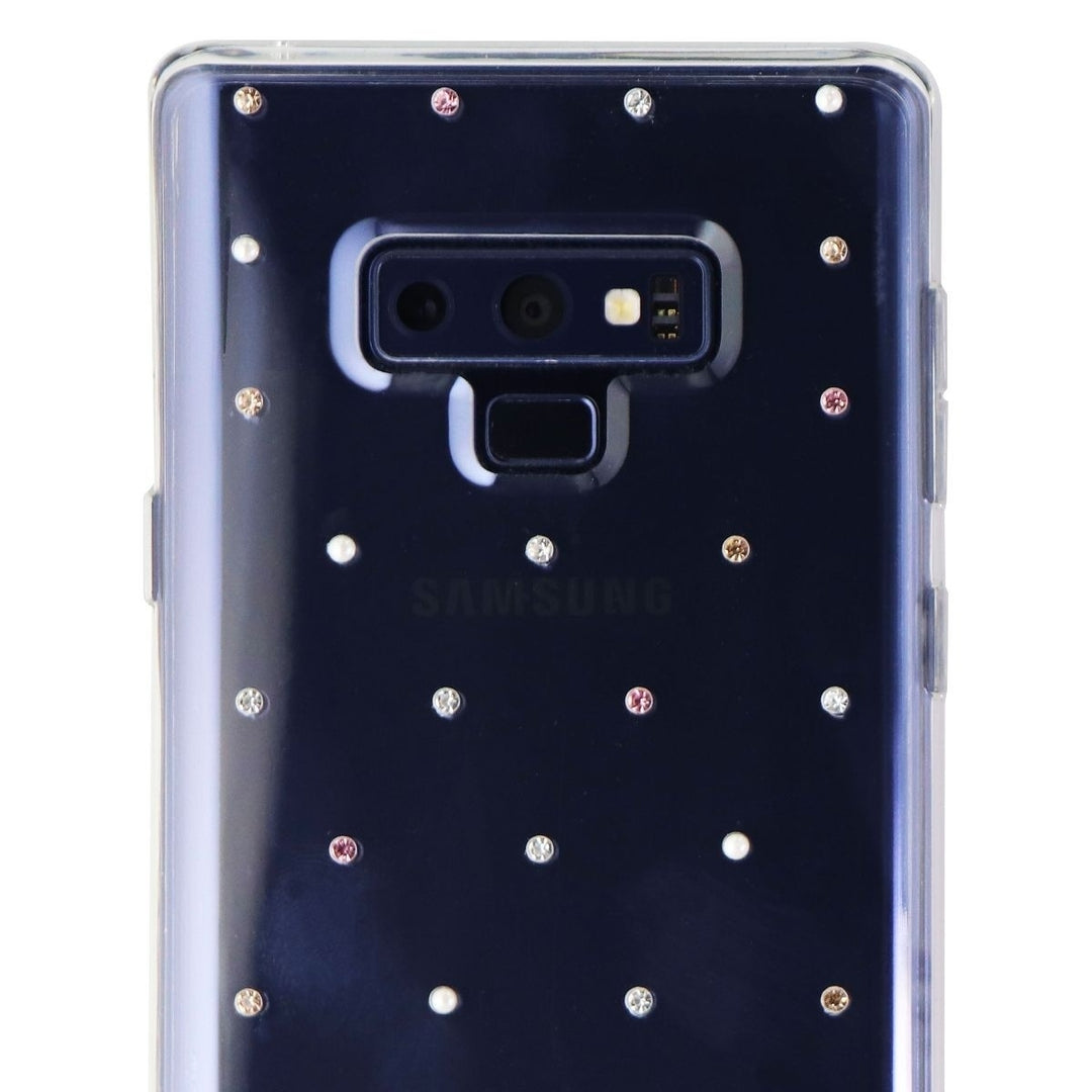 Kate Spade Hardshell Case for Samsung Galaxy Note9 - Clear with Pin Dot Gems Image 3