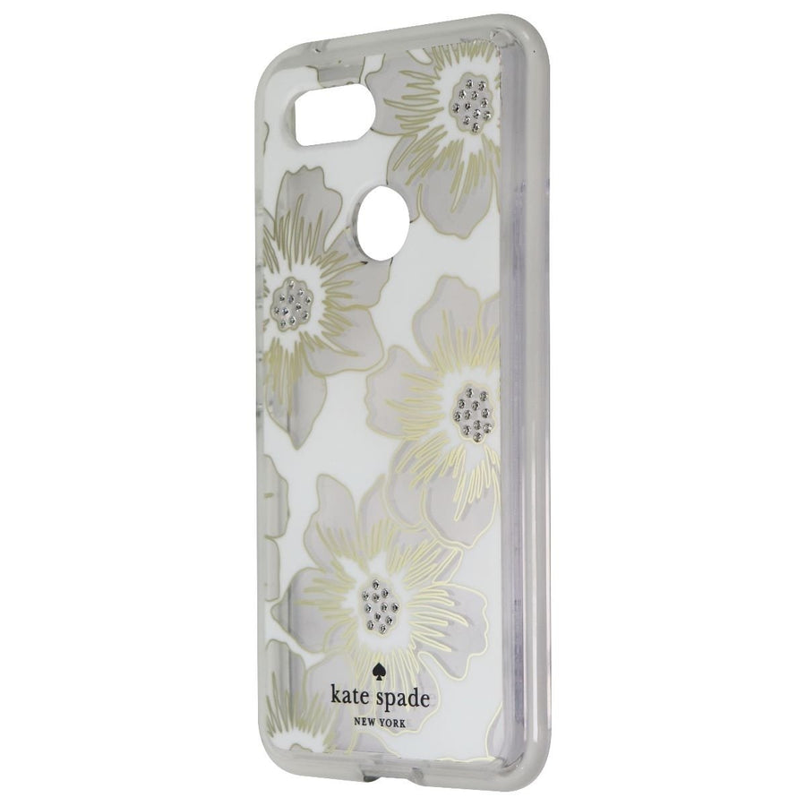 Kate Spade Defensive Hardshell Case for Google Pixel 3 - Reverse Hollyhock/Cream Image 1