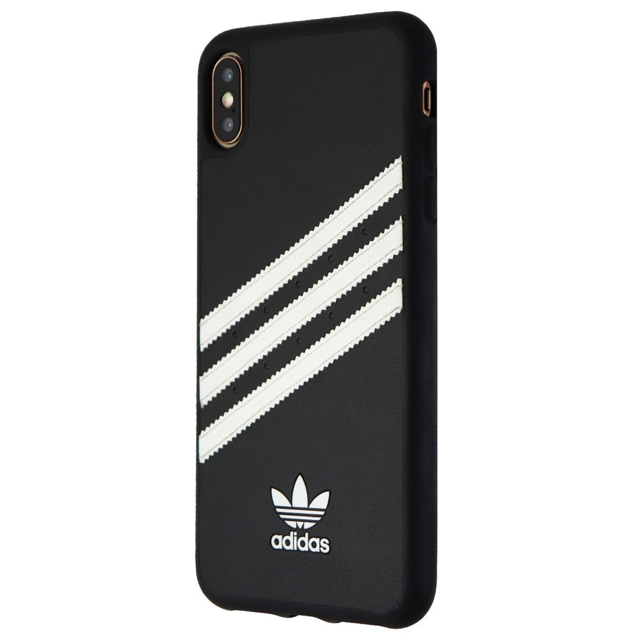 Adidas 3-Stripes Hybrid Case for Apple iPhone Xs Max - Black/White Stripes Image 1