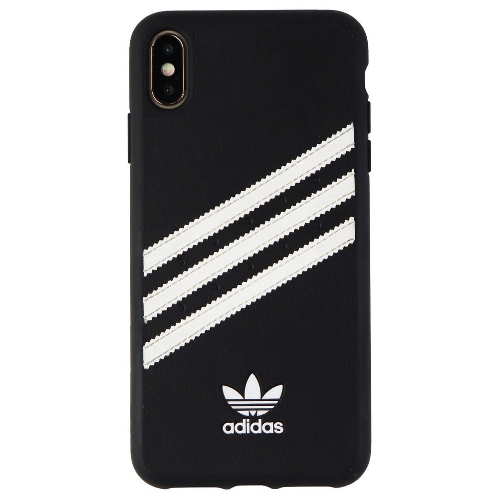 Adidas 3-Stripes Hybrid Case for Apple iPhone Xs Max - Black/White Stripes Image 2