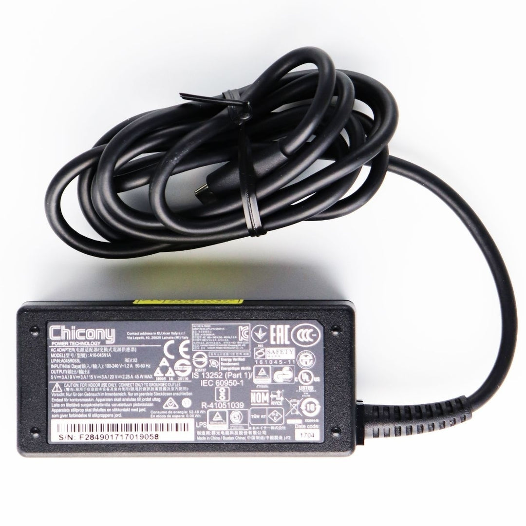 OEM Replacement Laptop Charger Power Adapter CHICONY A16-045N1A (Refurbished) Image 1