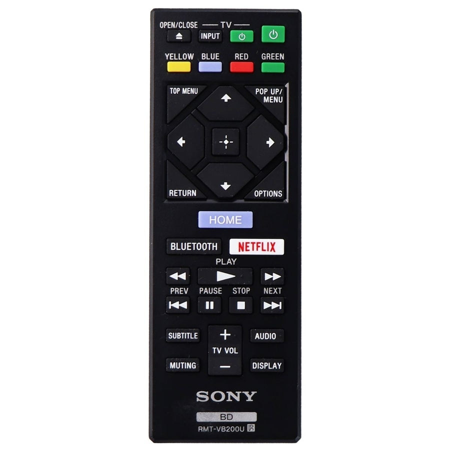 OEM Remote - Sony RMT-VB200U for Select Sony Blu-Ray Players (Refurbished) Image 1