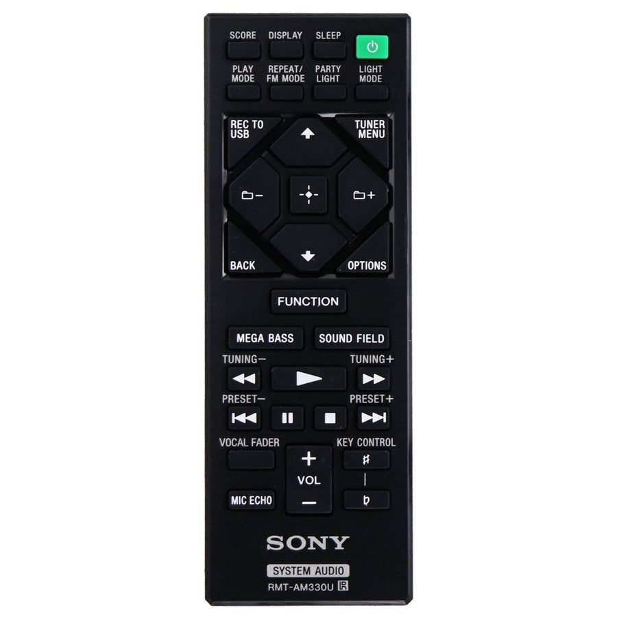 OEM Remote - Sony RMT-AM330U for Select Sony Hi-Fi Home Audio Systems (Refurbished) Image 1