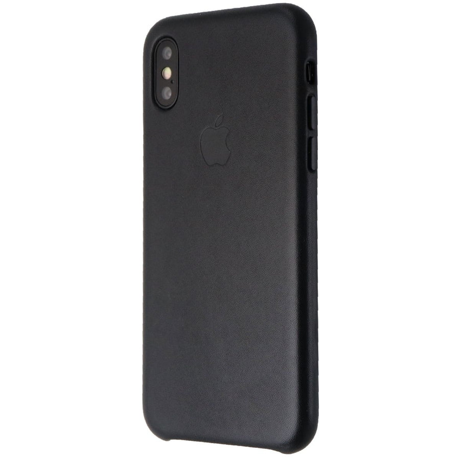 Apple Leather Case for iPhone Xs (5.8 Inch) - MRWM2ZM/A - Black Image 1