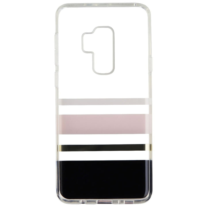 Kate Spade Flexible Hardshell Case for Galaxy S9+ (Plus) Charlotte Stripe Black Image 3