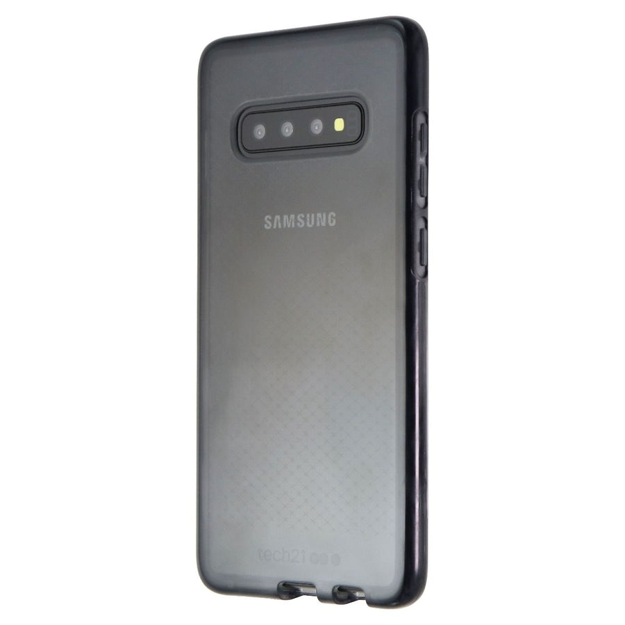 Tech21 Evo Check Series Gel Case for Samsung Galaxy S10+ (Plus) - Smokey Black Image 1