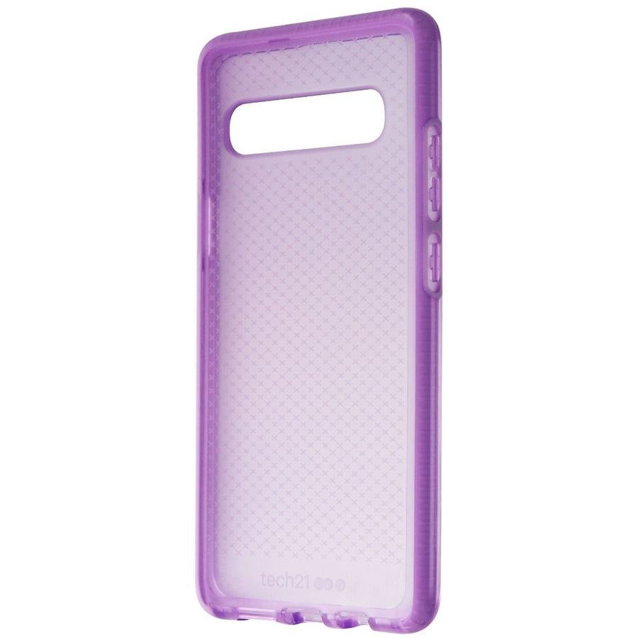 Tech21 Evo Check Flexible Gel Case for Samsung Galaxy S10 5G - Orchid Purple Image 1