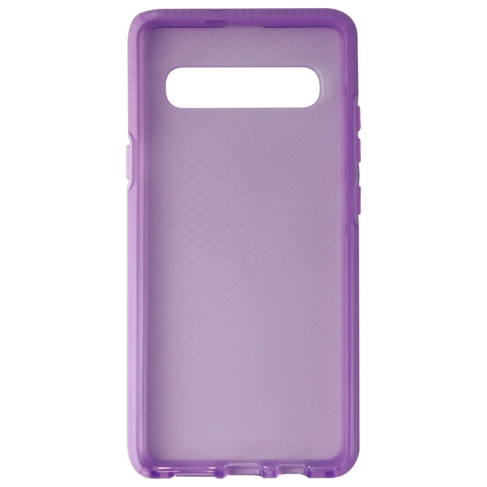 Tech21 Evo Check Flexible Gel Case for Samsung Galaxy S10 5G - Orchid Purple Image 2