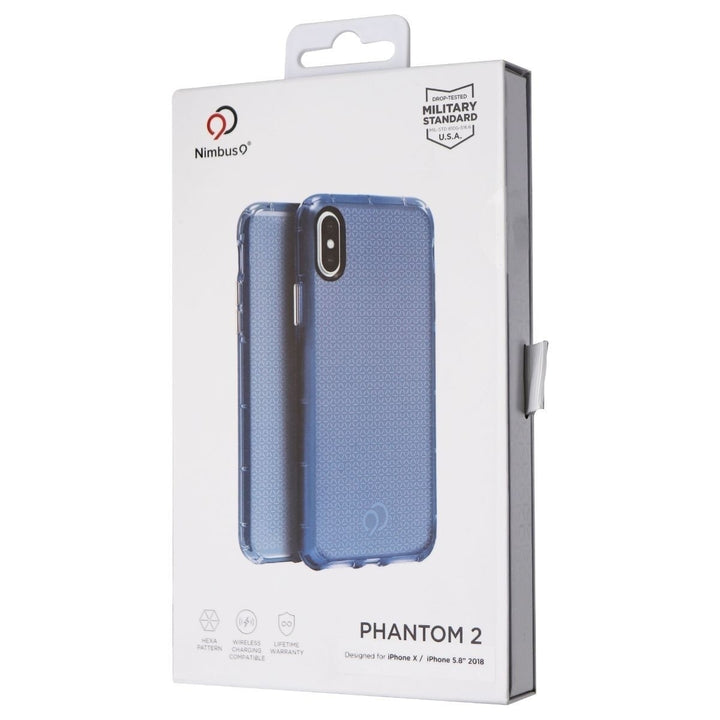 Nimbus9 Phantom 2 Slim Gel Case for Apple iPhone XS / iPhone X - Pacific Blue Image 4