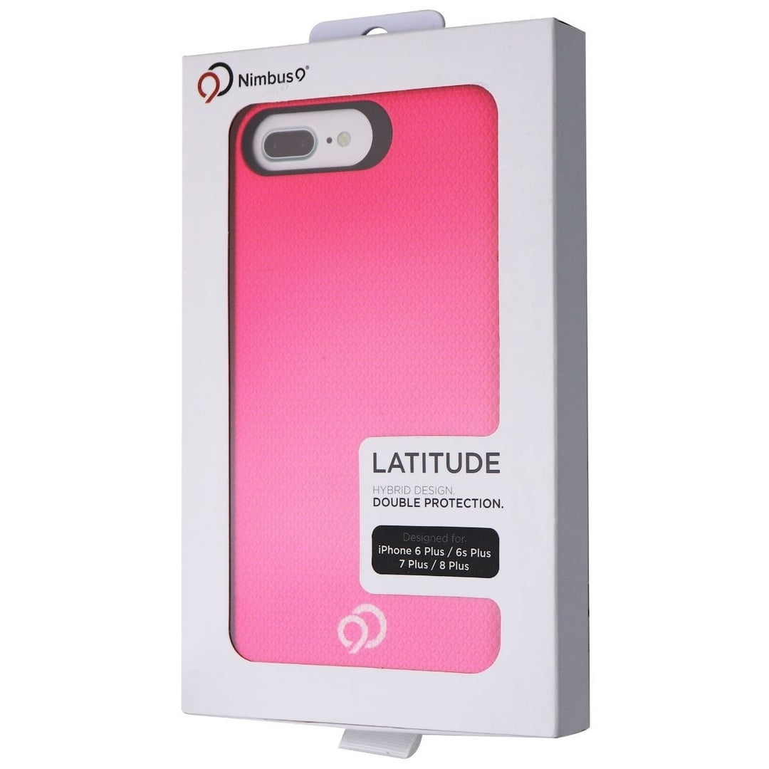 Nimbus9 Latitude Case for Apple iPhone 8 Plus and 7 Plus - Textured Pink/Black Image 1