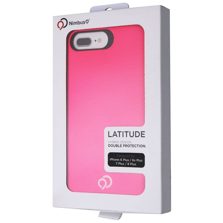 Nimbus9 Latitude Case for Apple iPhone 8 Plus and 7 Plus - Textured Pink/Black Image 1