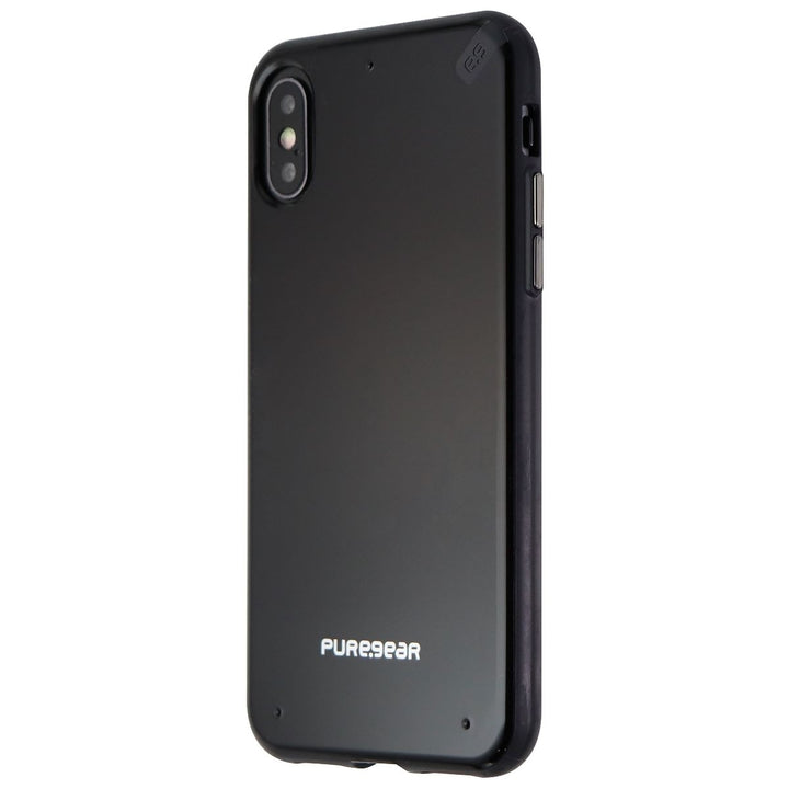 PureGear Slim Shell Series Protective Case Cover for Apple iPhone X - Black Image 1