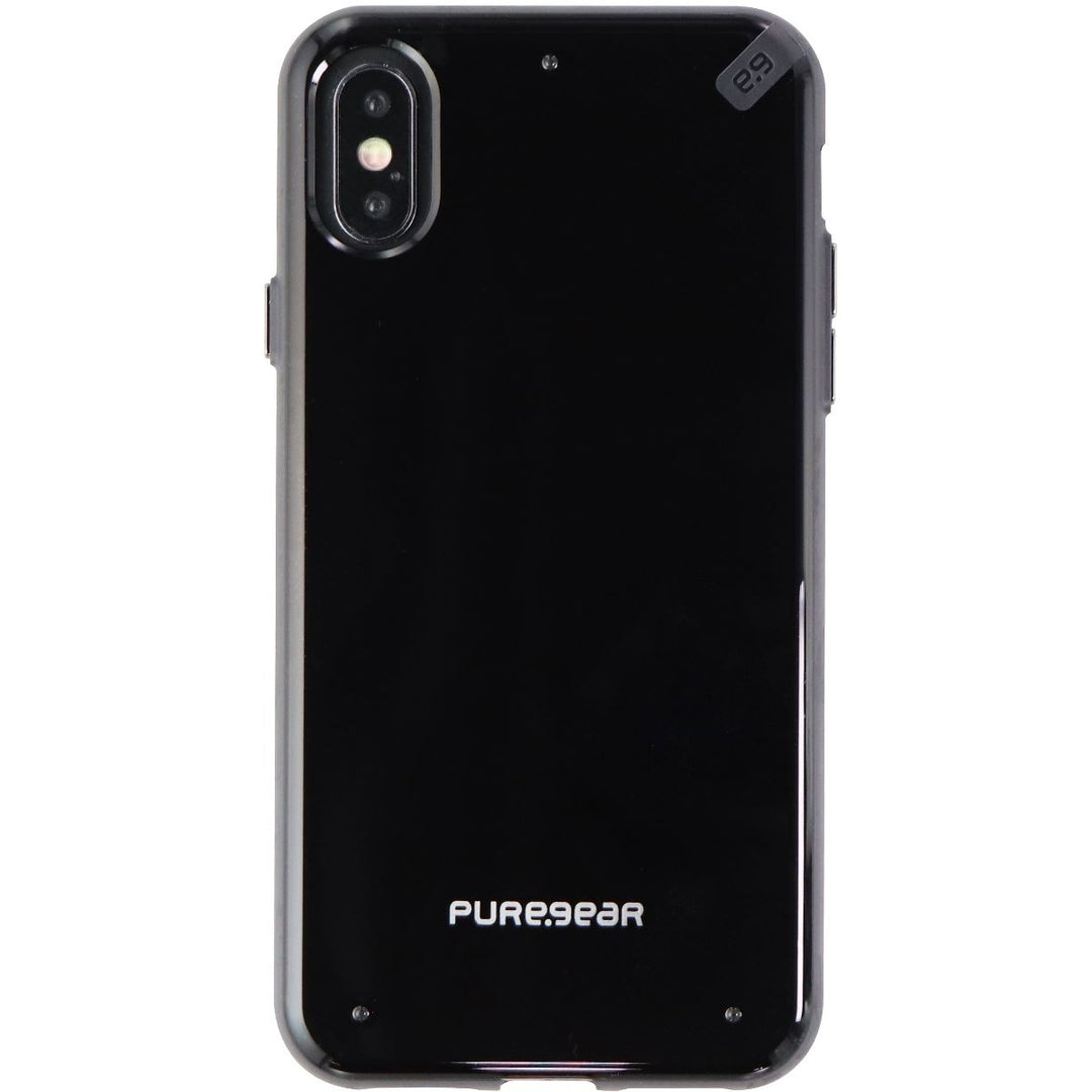 PureGear Slim Shell Series Protective Case Cover for Apple iPhone X - Black Image 2