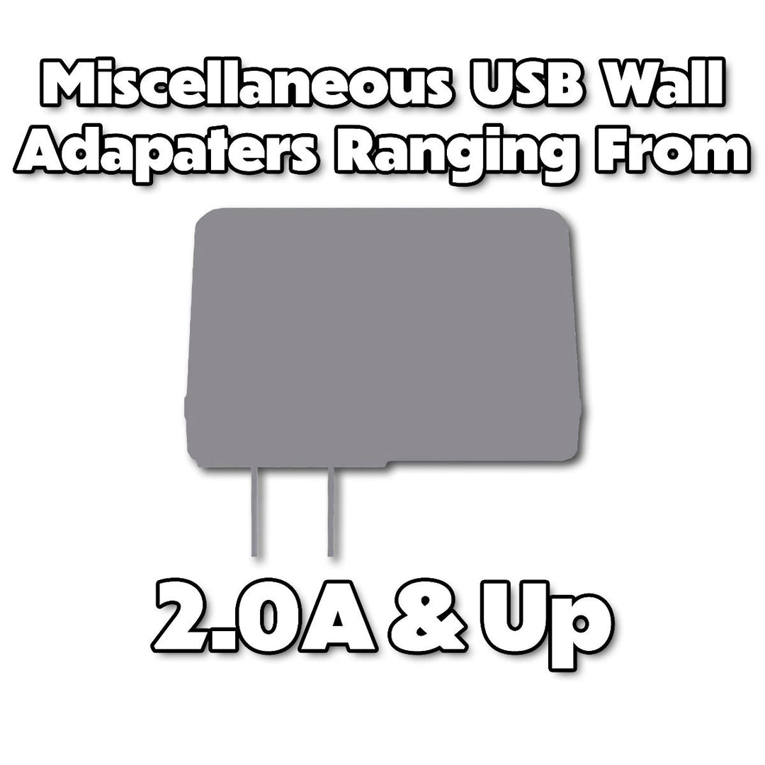 Miscellaneous and Mixed Wall Charger USB Adapter (2.0A Output and Up) - 1 Adapter Image 1