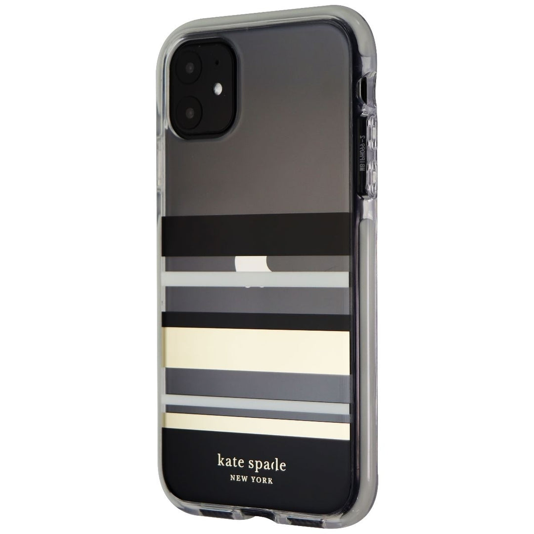 Kate Spade Defensive Hardshell Case for iPhone 11 (6.1-inch) - Park Stripe Image 1