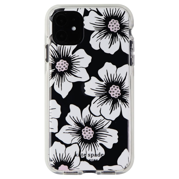 Kate Spade Defensive Hardshell Case for iPhone 11 (6.1-inch) - Hollyhock Flowers Image 2