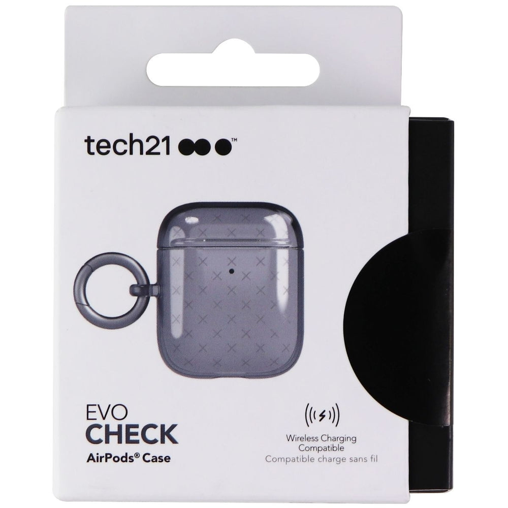Tech21 Evo Check Series Case for Apple AirPods (1st & 2nd Gen) Cases - Black Image 2