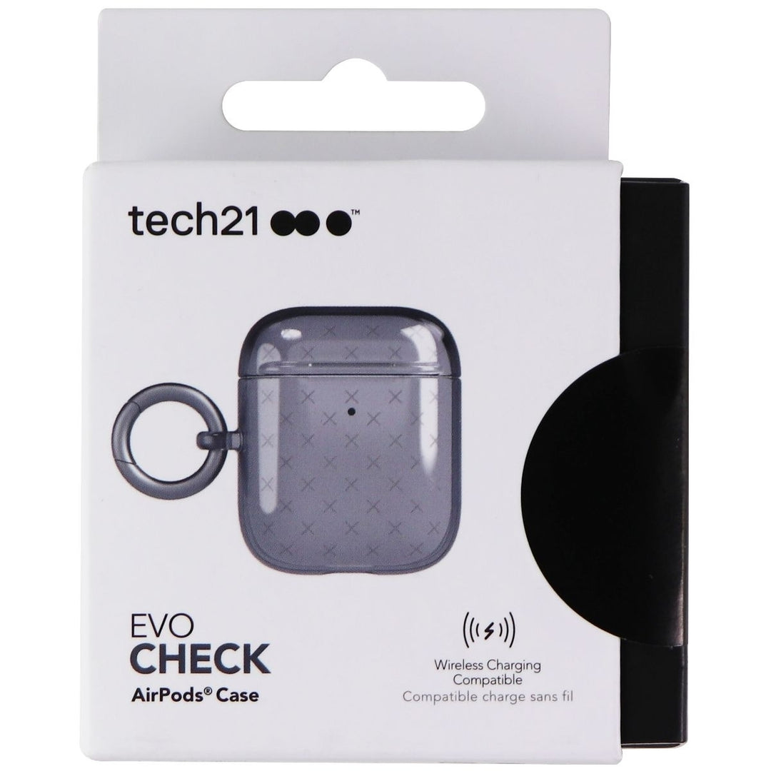 Tech21 Evo Check Series Case for Apple AirPods (1st and 2nd Gen) Cases - Black Image 2