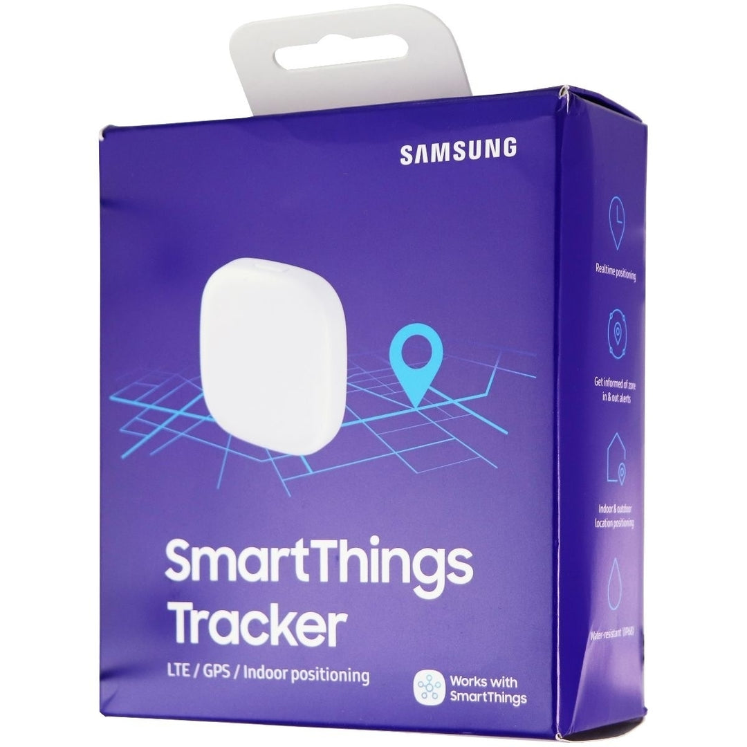 Samsung SmartThings Tracker Live GPS-Enabled Tracking LTE Verizon ONLY - White Image 1