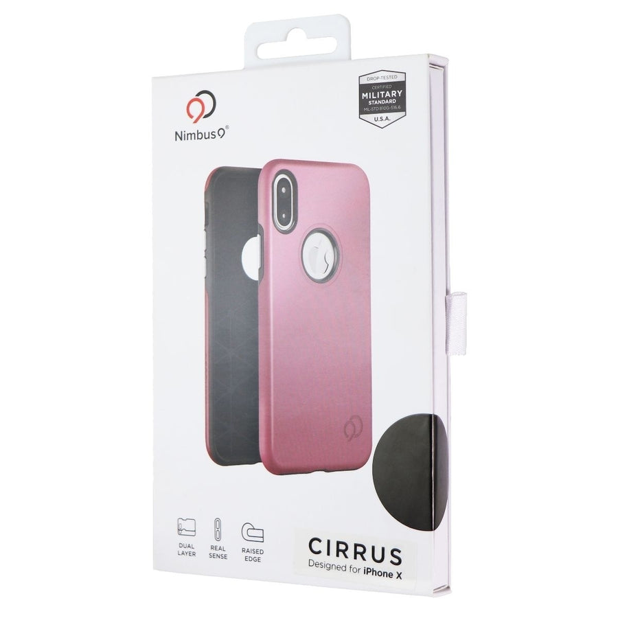 Nimbus9 Cirrus Series Dual Layer Case for Apple iPhone Xs/X - Rose Gold/Black Image 1