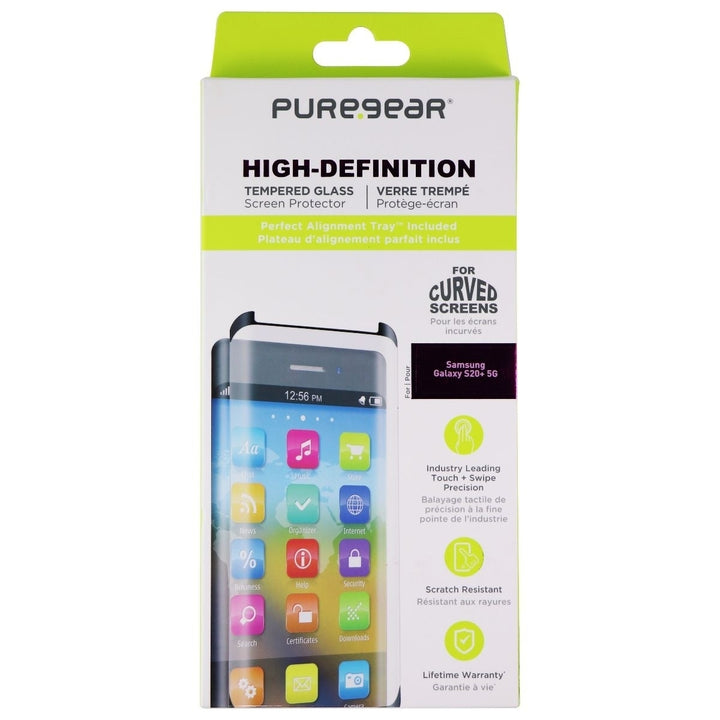 PureGear HD Tempered Glass Screen Protector for Samsung Galaxy S20+ 5G Image 1