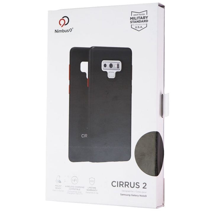 Nimbus9 Cirrus 2 Dual Layer Case for Samsung Galaxy Note9 - Matte Black/Red Image 1