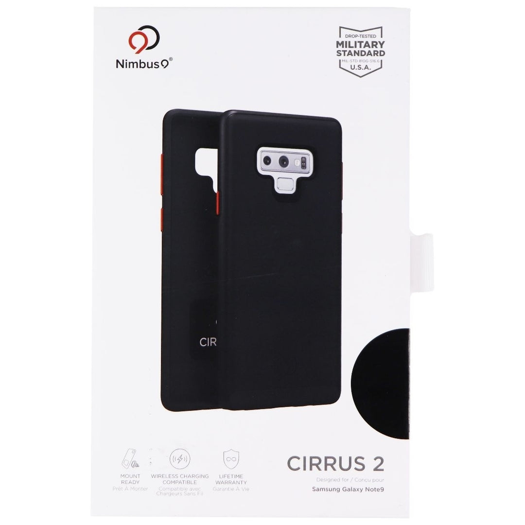 Nimbus9 Cirrus 2 Dual Layer Case for Samsung Galaxy Note9 - Matte Black/Red Image 2