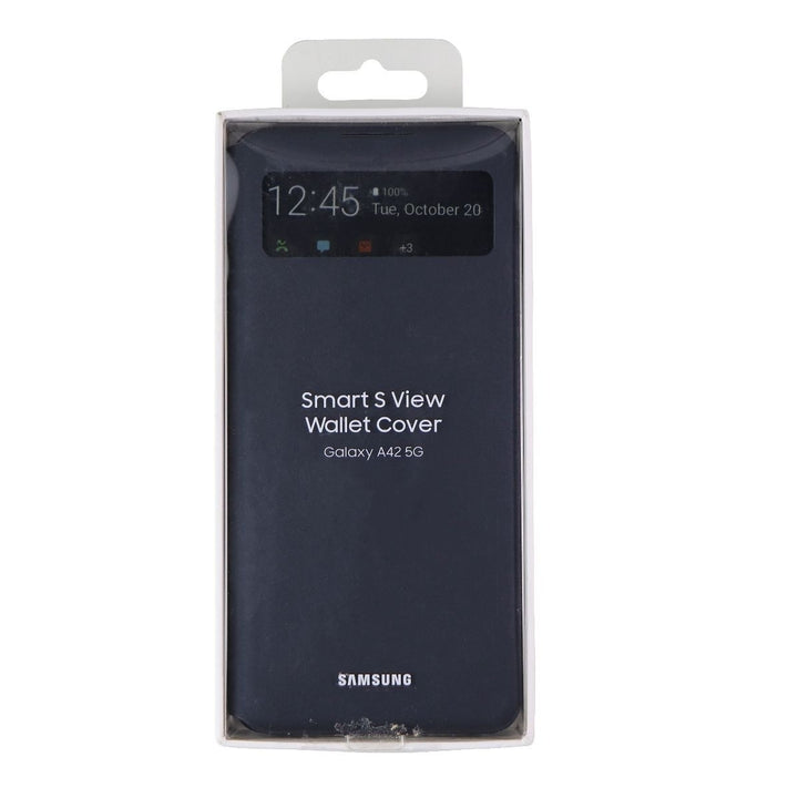 Samsung Smart S View Wallet Cover for Galaxy A42 5G - Black (EF-EA426PBEVZW) Image 4