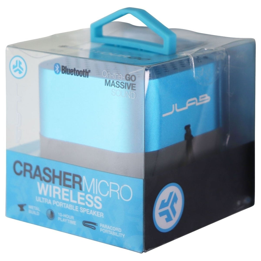 JLab Crasher Micro USB Rechargeable Wireless Bluetooth Speaker - Blue Image 4