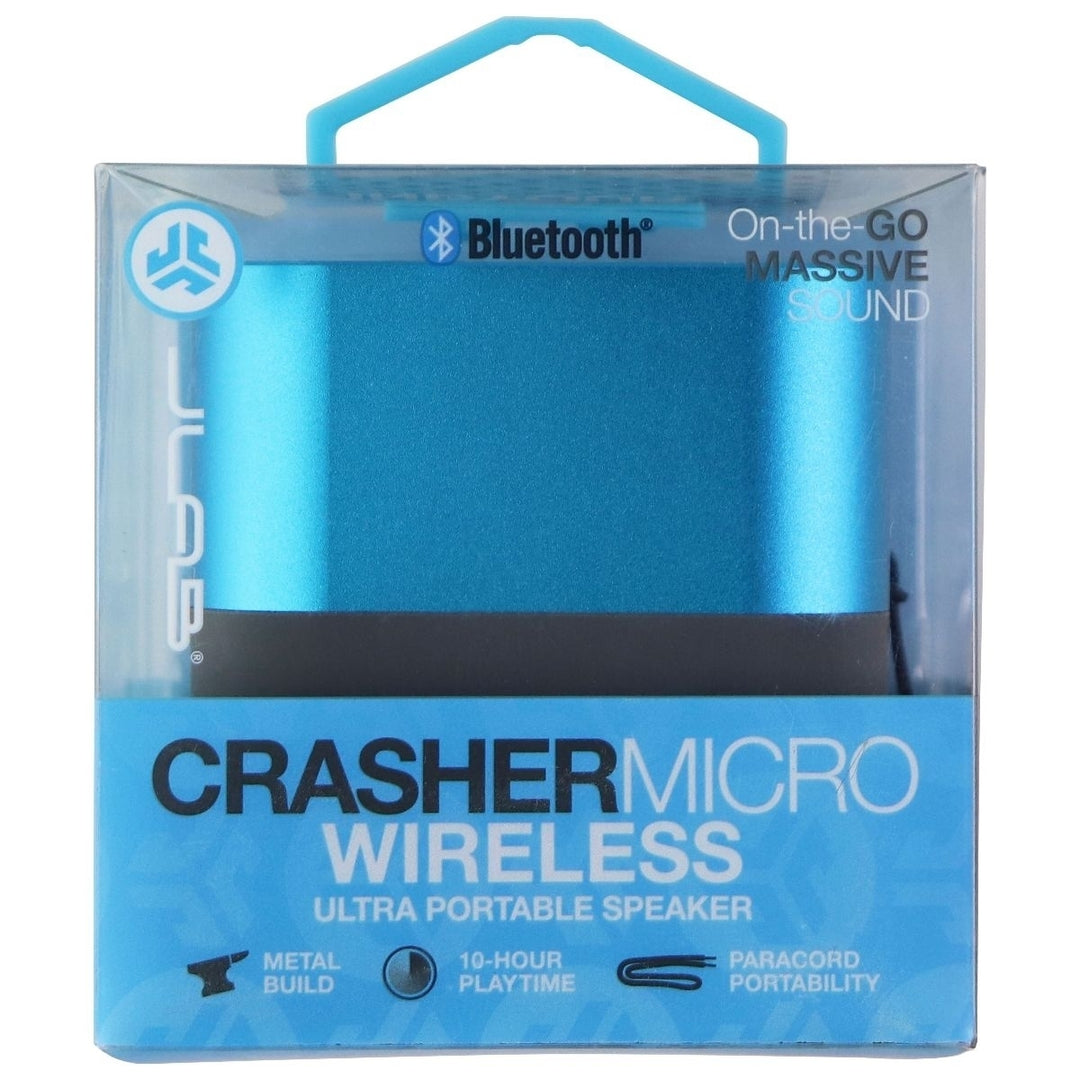 JLab Crasher Micro USB Rechargeable Wireless Bluetooth Speaker - Blue Image 4