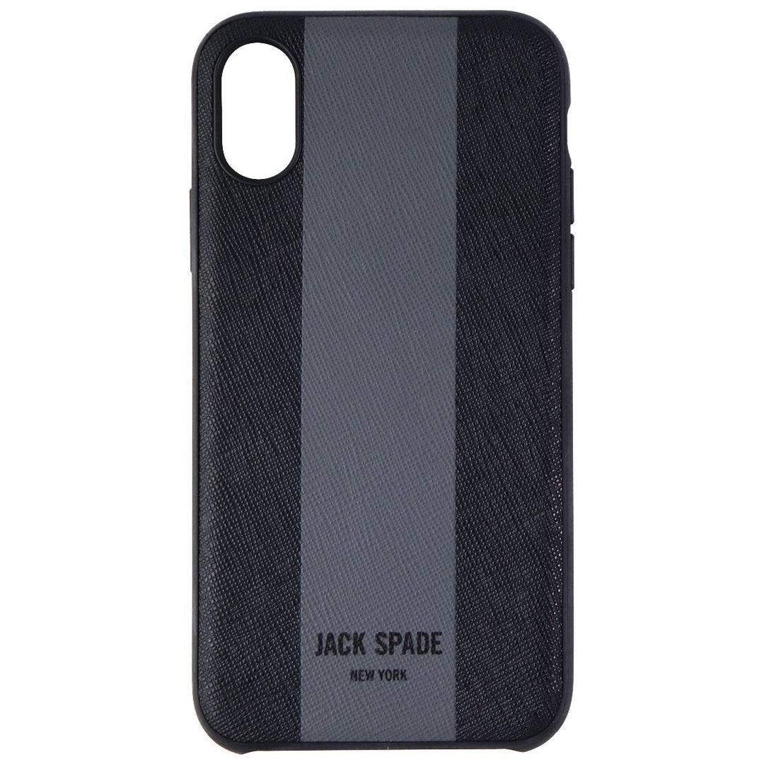 Jack Spade Comold Inlay Case for Apple iPhone Xs / iPhone X - Black / Gray Image 2