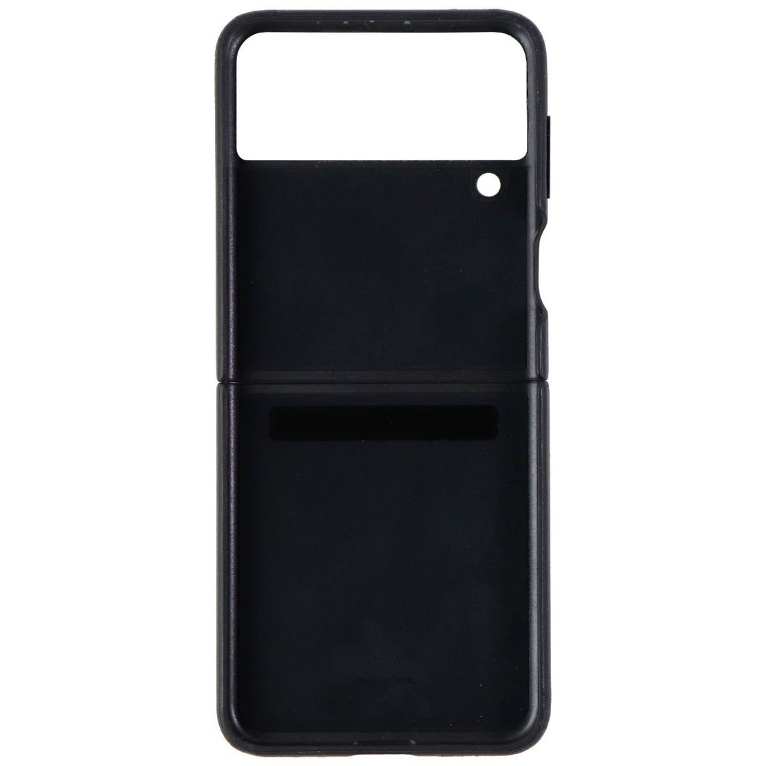 Official Samsung Leather Cover for Galaxy Z Flip3 5G - Black Image 3