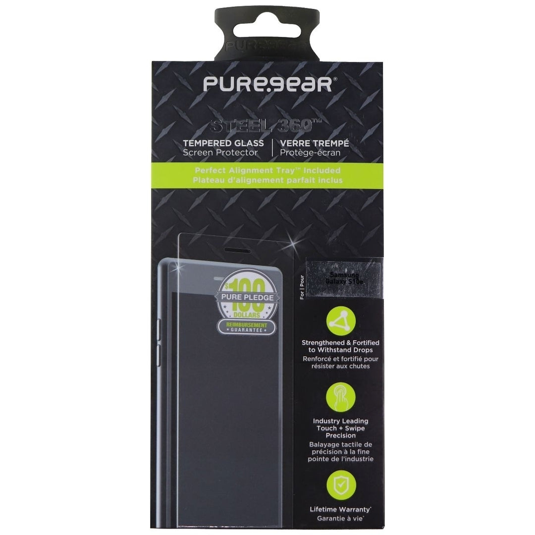 PureGear Steel 360 Tempered Glass Screen Protector for Samsung Galaxy S10e Image 1