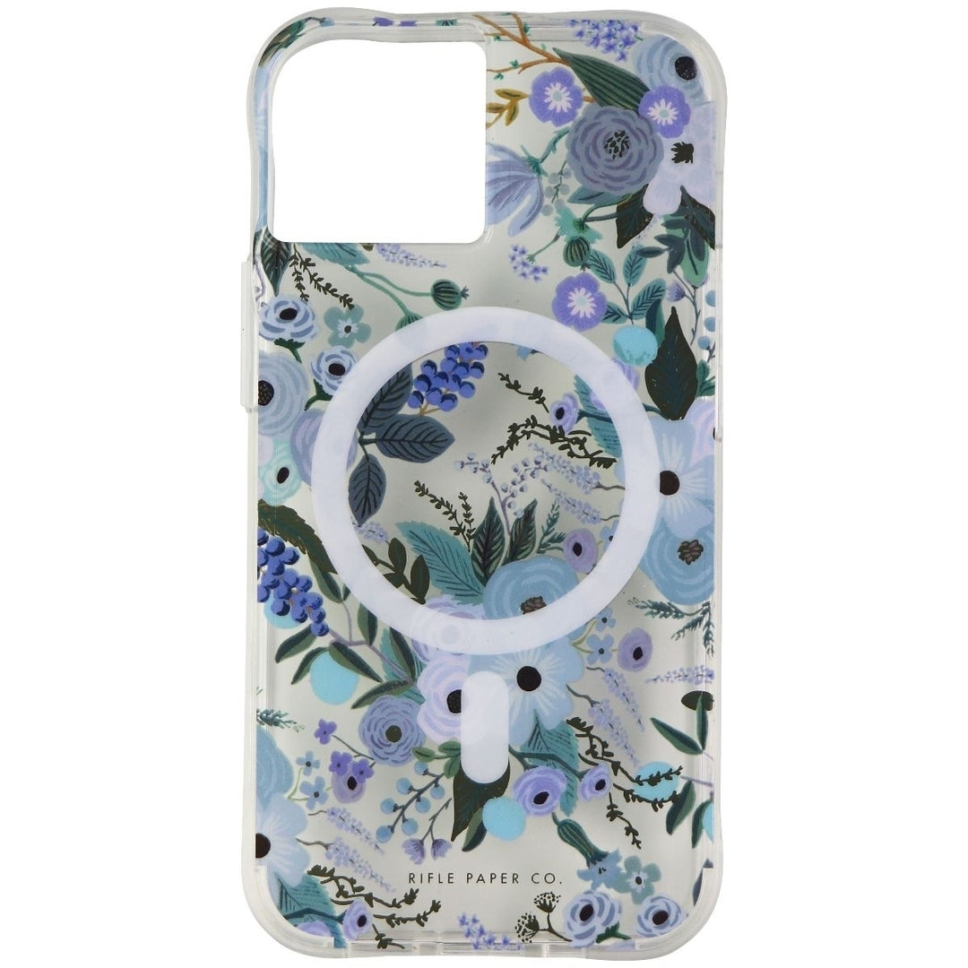 Rifle Paper Co. Designer Case for MagSafe for iPhone 13 - Garden Party Blue Image 2