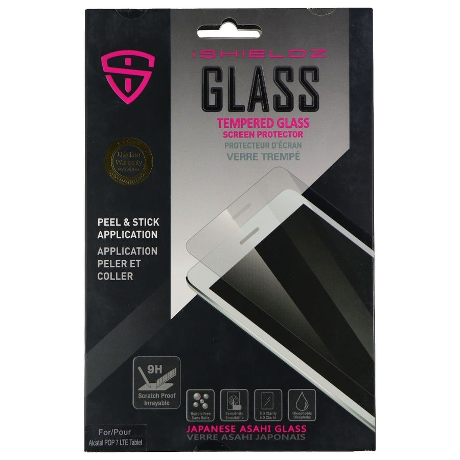 iShieldz Asahi Tempered Glass Screen Protector for Alcatel POP 7 LTE - Clear Image 1