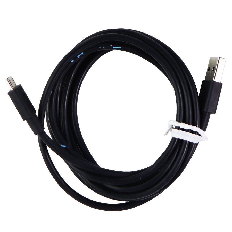 PureGear 6ft. USB-A to Micro-USB Charging Cable - Black Image 1