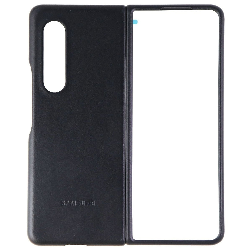 Samsung Leather Protective Cover for Galaxy Z Fold3 5G - Black (EF-VF926LBEGUS) Image 2