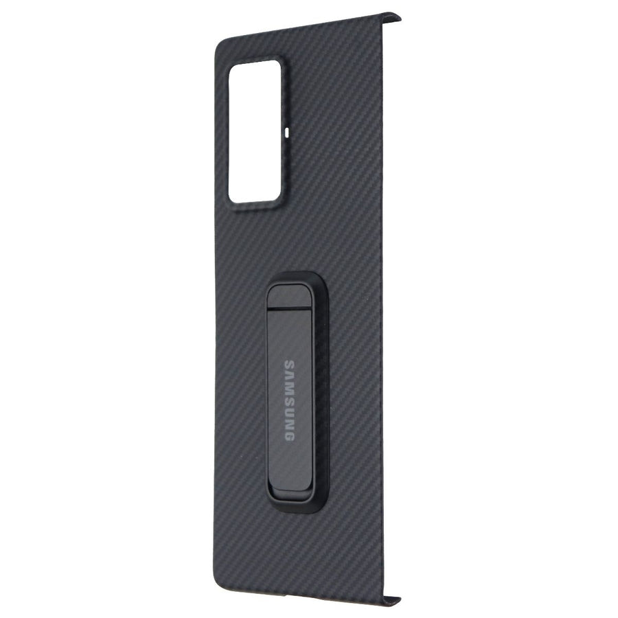 Samsung Aramid Standing Cover for Galaxy Z Fold2 / Z Fold2 5G - Black Image 1