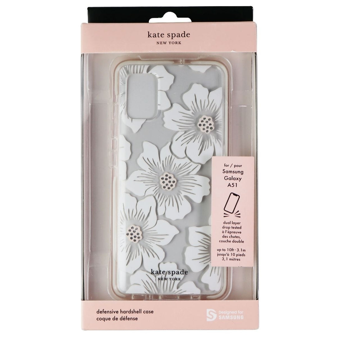 Kate Spade Hardshell Case for Samsung Galaxy A51 (Non 5G) - Clear/White Flowers Image 2