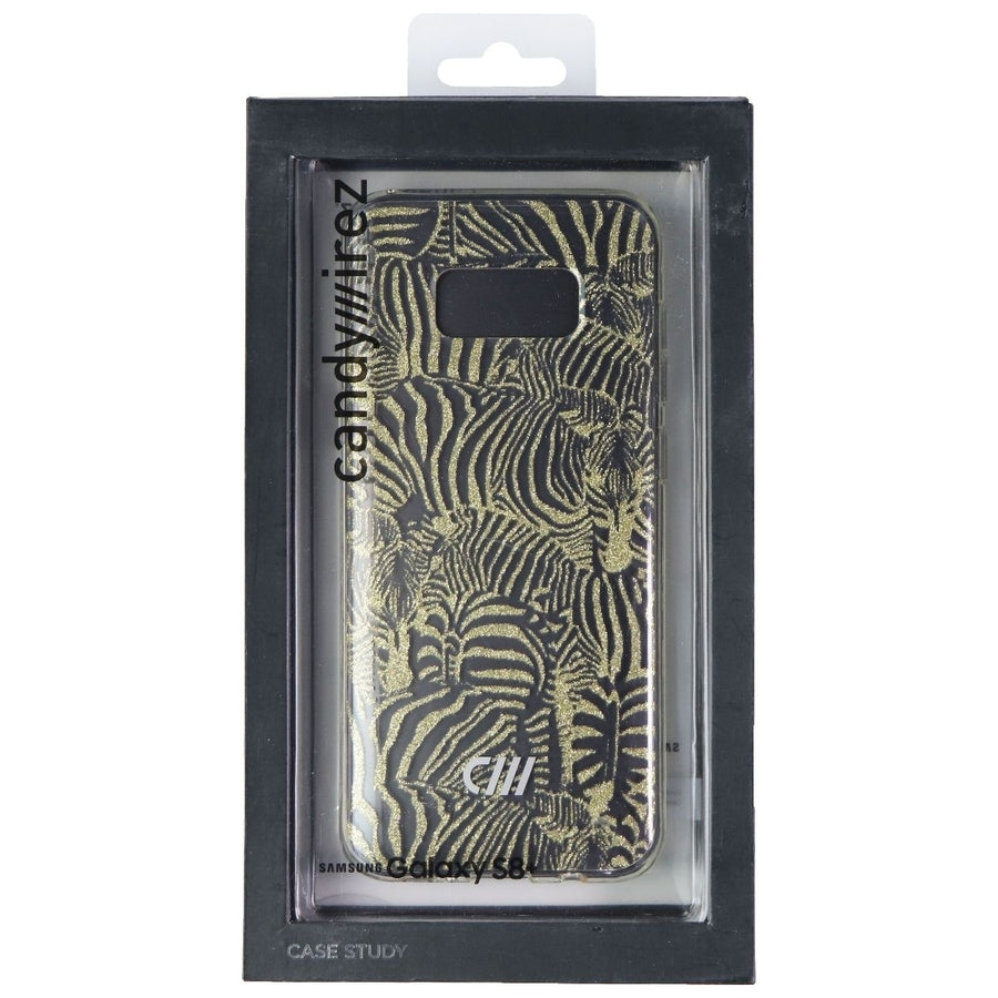 Candywirez Case Study Case for Samsung Galaxy (S8+) - Gold Zebra Glitter Image 1