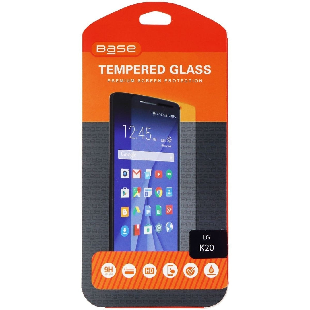 Base Tempered Glass Premium Screen Protector for LG K20 - Clear Image 1