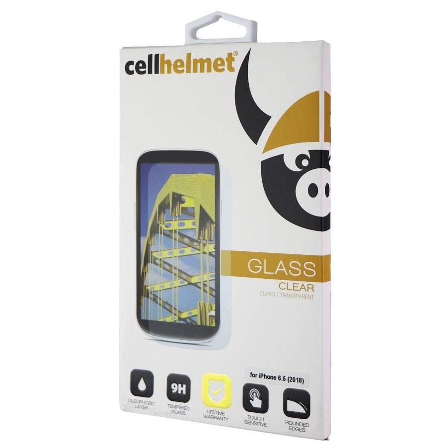 CellHelmet Tempered Glass Screen Protector for iPhone Xs Max - Clear Image 1