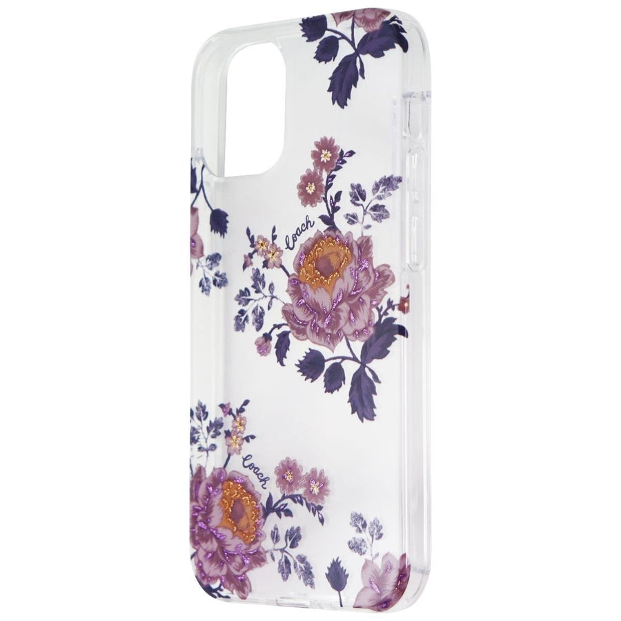 Coach Protective Hard Case for Apple iPhone 12 Mini - Moody Floral Clear Image 1