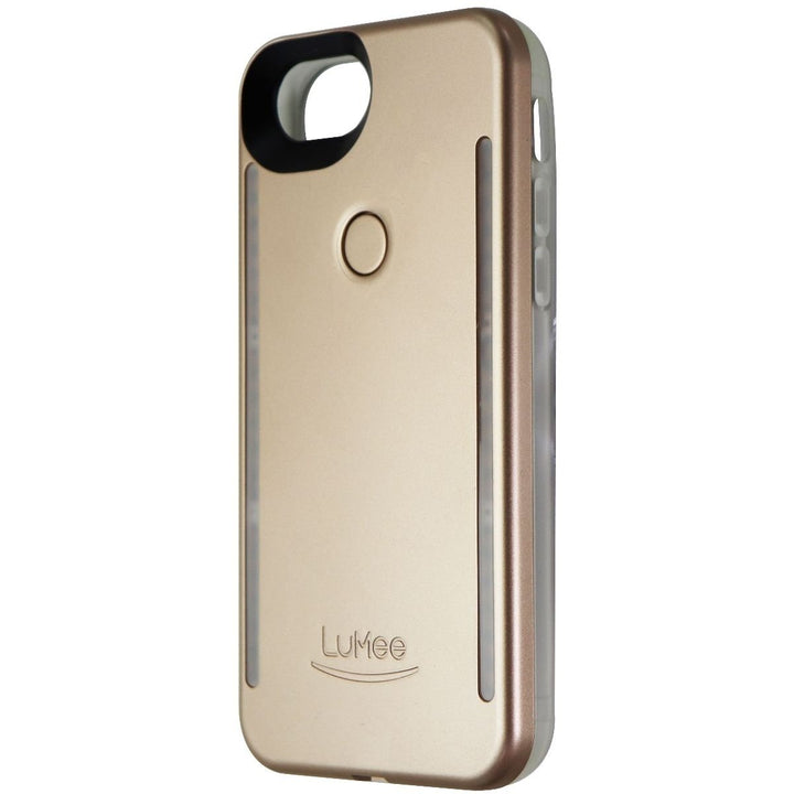 LuMee Duo Series Case for iPhone SE (2nd Gen) / iPhone 8 / iPhone 7 - Gold Matte Image 1