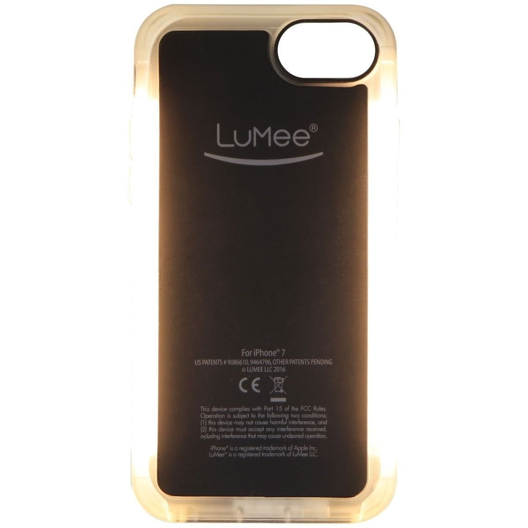 LuMee Duo Series Case for iPhone SE (2nd Gen) / iPhone 8 / iPhone 7 - Gold Matte Image 3