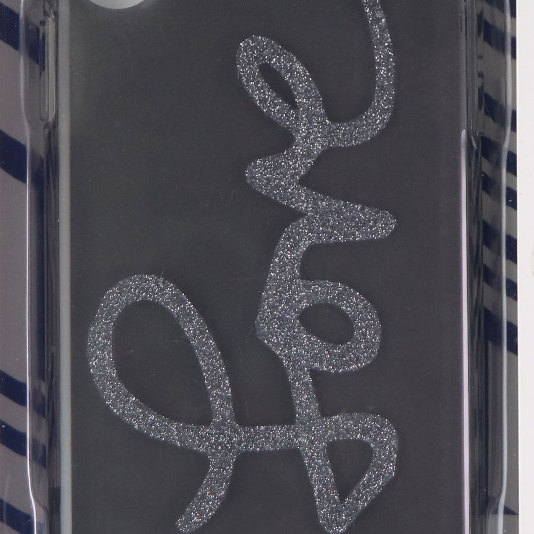 Rebecca Minkoff Be More Transparent Case for Apple iPhone Xs / X - Smoke/Glitter Image 2