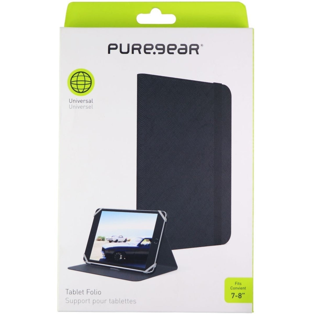 Puregear Universal Folio Case for Most 7 to 8 Inch Tablets - Black Image 3